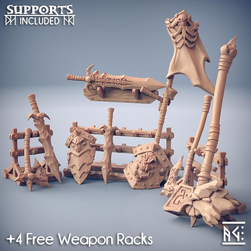 Weapons for Loot & Racks: Frostmetal Clan