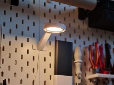 Bambu LED Lamp for Ikea Skadis Lamp/Holder