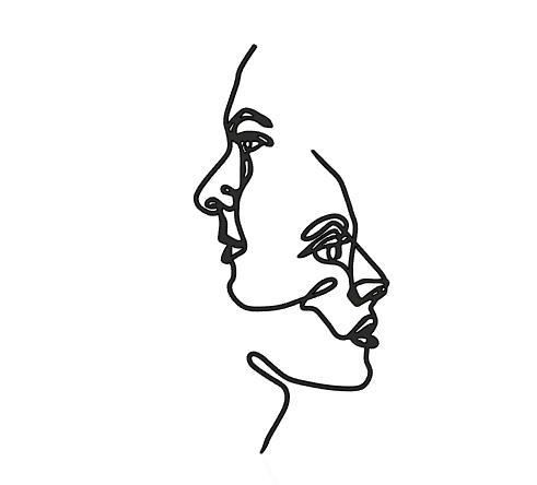 2 Faces - Opposite Views