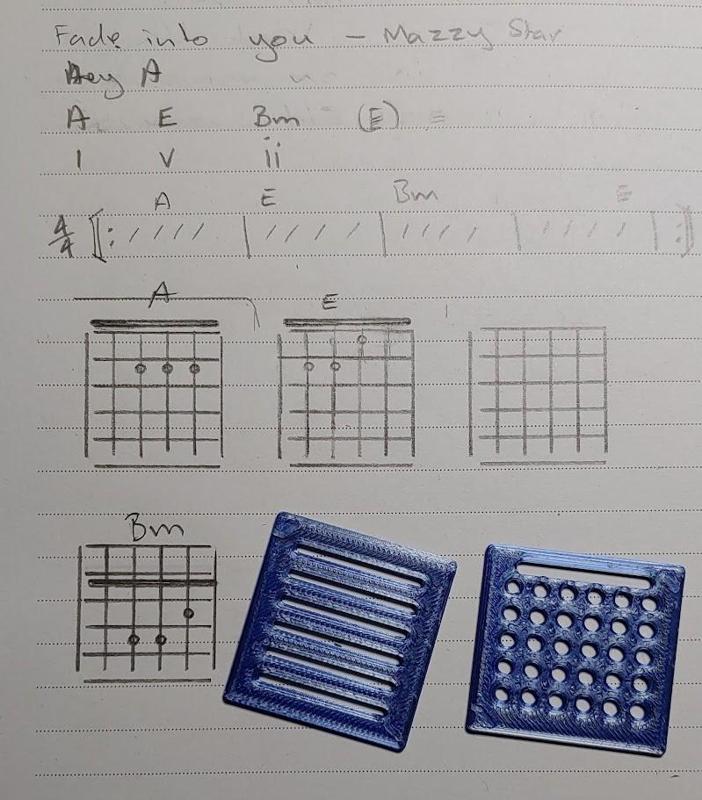Guitar Chord Grid Rulers