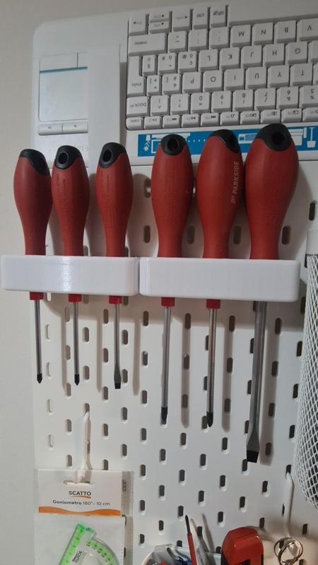 Supporto per cacciaviti per Skadis