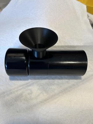 Peppercorn funnel for Unicorn Magnum Pepper Mill OpenSCAD