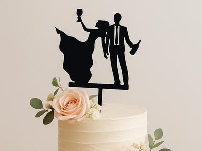 Caketopper – Wedding / Bride & Groom FUN