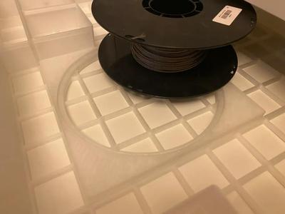 Gridfinity 3D printing material tray base   