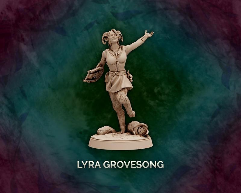 Lyra Grovesong -  Satyr Bard