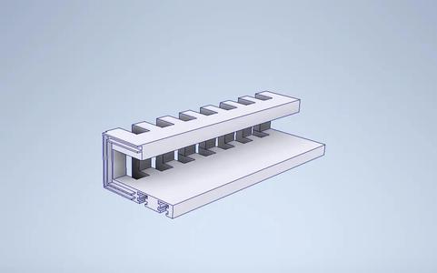 LED Strip Channel with Diffuser Slot   