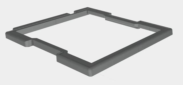 Qidi Plus 4 Riser, Print friendly version with slanted front to match machine's lines   