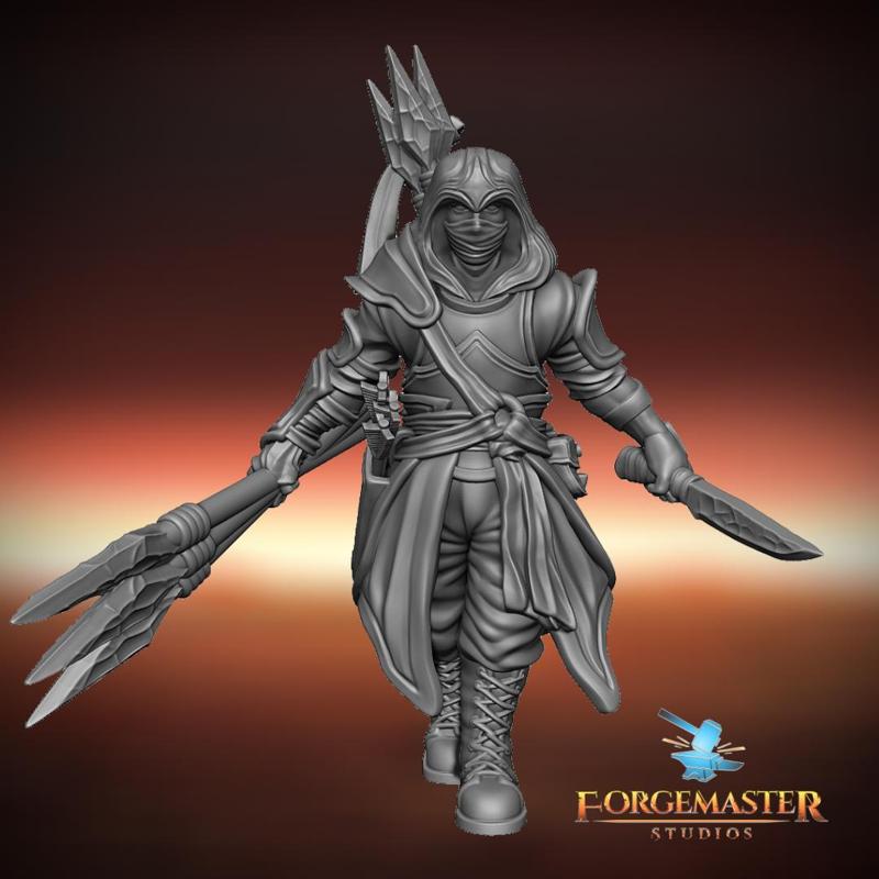 Human Elite Desert Fighter - Tribe Champion Pose 01