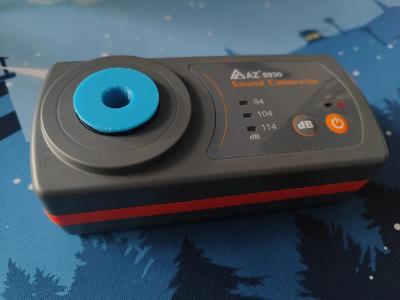 Loudness SPL (dB) Calibrator (AZ 8930 B 13.2mm) adapter for the Beyerdynamic MM 1 (9.5mm)   