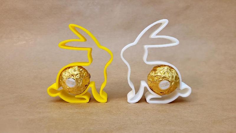 Easter Bunny with Ferrero Rocher chocolate   