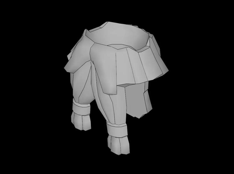 Lego Compatible (60750.dat) Minifig Beard Long Forked   