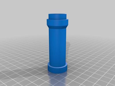 Model rocket motor mount.