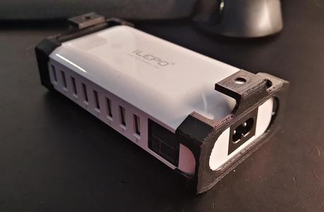 iLepo USB 8-Port Charger holder for shelf