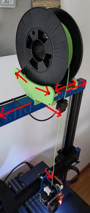 Sidewinder X2 Spoolmount   