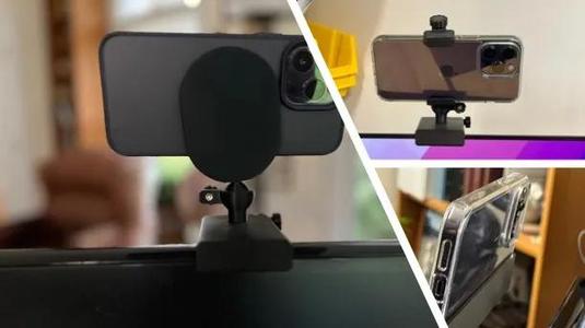 External Monitor Mount for iPhone Continuity Camera   