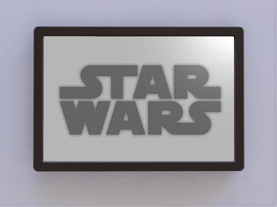 Star Wars Logo Wall Art   