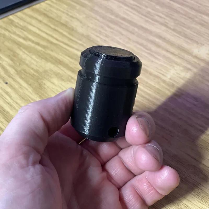 Anemone plunger head for -123 o rings and TPU Bumper   