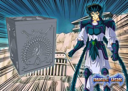 saint seiya plata pavo real