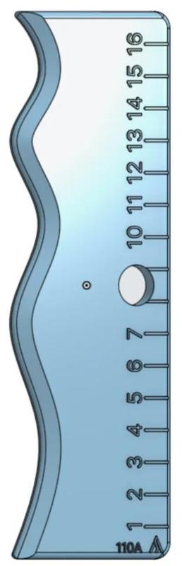 Pottery Rib 110A - Snowman Vase   