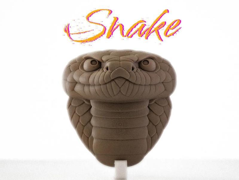 Snake Head – Ready-to-Hang Wall Sculpture   