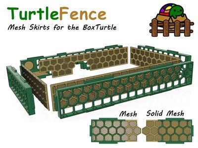 TurtleFence - Mesh Skirts for BoxTurtle   