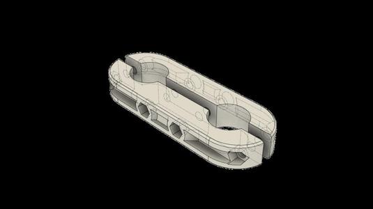 7/8" to 7/8" Catrike Double Ended Accessory Mount Clamp
