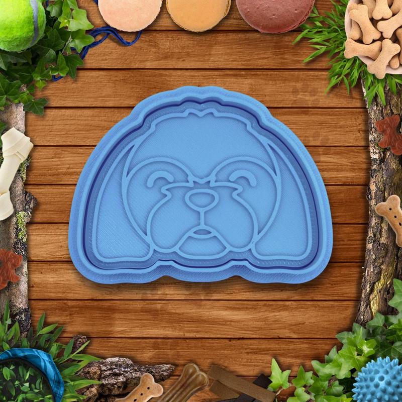 Dog - Shih Tzu Head Cookie Cutter / Stamp
