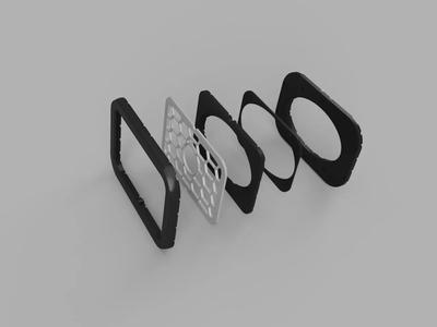 Apache 1800 single NVX 4x6 speaker grill and trim   
