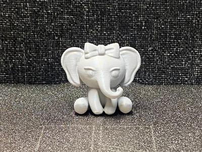 cute elephant model