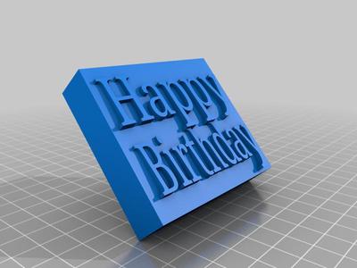 Happy Birthday Sign