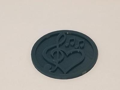 Music Note Coaster