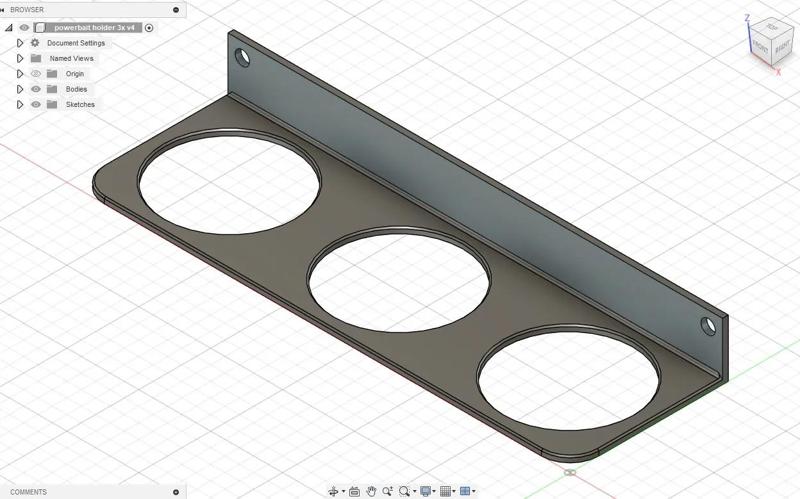 Wall holder for Berkley Powerbait   