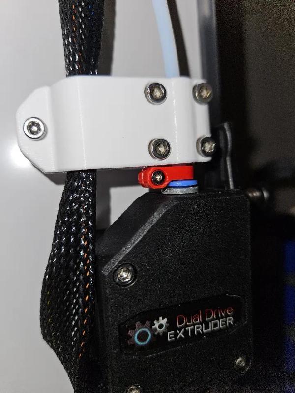 Teflon tube mini clamp & sliding retainer   