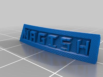 Nagish Name Plate