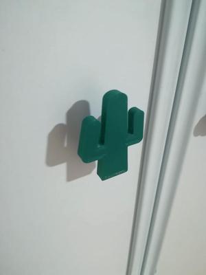 Cactus closet handle