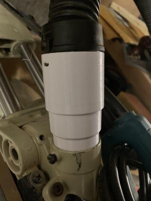 Stihl E61 Vacuum to Makita LS0714 Attachment