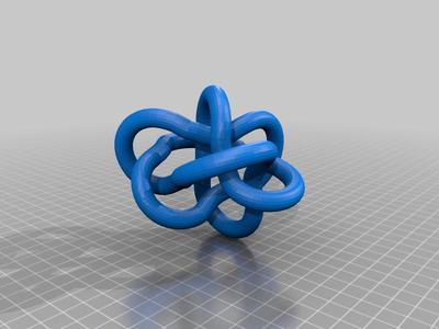 Mathematical Knots - 8 crossings