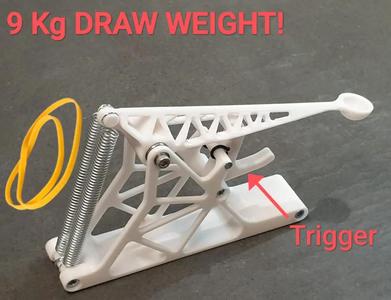 spring loaded desctop toy catapult (+40m m range)   