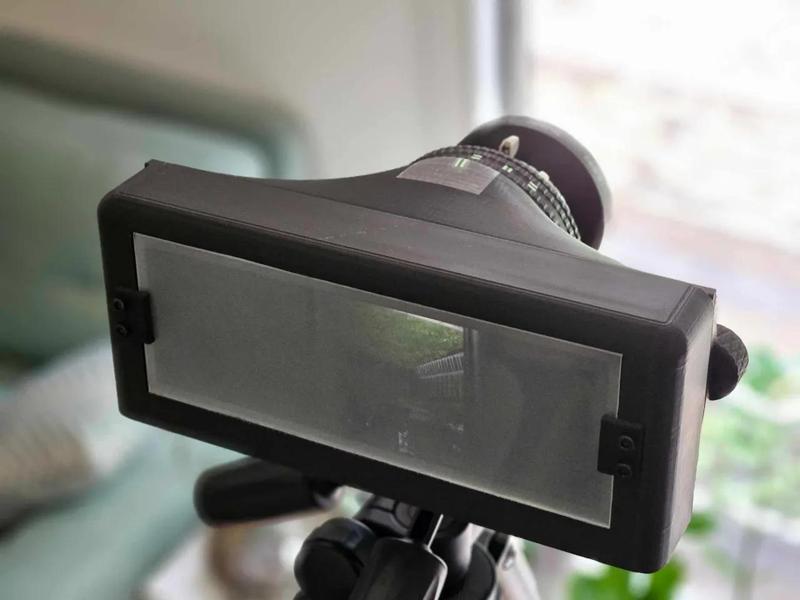 Open 6x17 Ground Glass Back and V8 lid mod (light tight)   