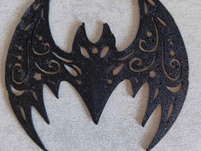 wall art decor batman symbol
