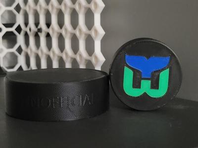 Custom Hockey / Knee Hockey Puck from SVG