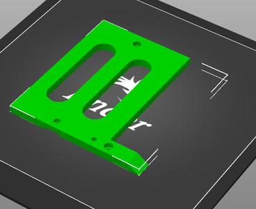 Split bed for A4/Letter sized press to fit on smaller bed