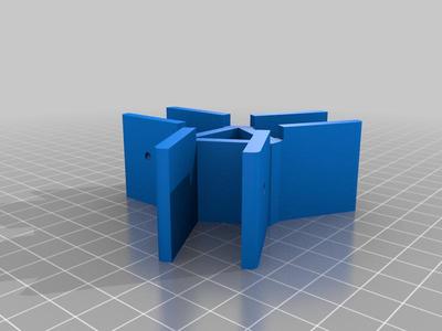Parametric Hexagon/honeyecomb shelf brackets