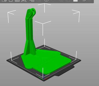 10 cm taller Vesa 75x75 monitor stand remixed (reinforced) (original)   