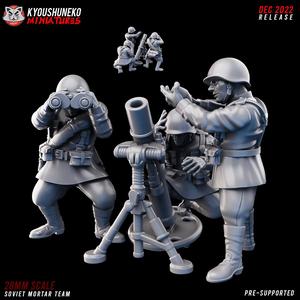 Soviet Mortar Team ww2