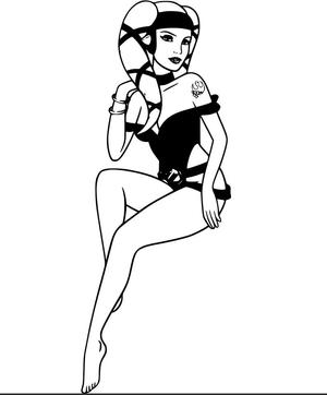 Star Wars Wall Art Sexy Twilek   