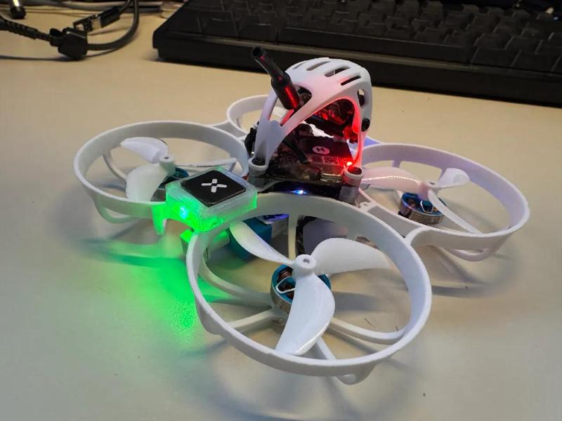 Ultralight 0.76g GPS + Compass Mount for TinyWhoop (Foxeer M10Q-120)   