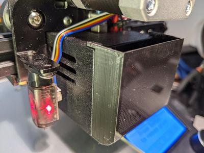 Ender 3 fan cover - new version with increased airflow