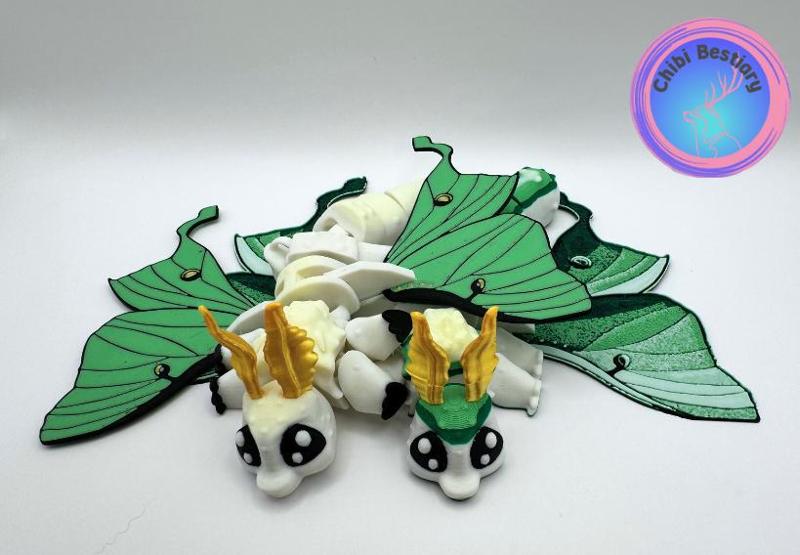 Articulated Luna Moth Commercial use