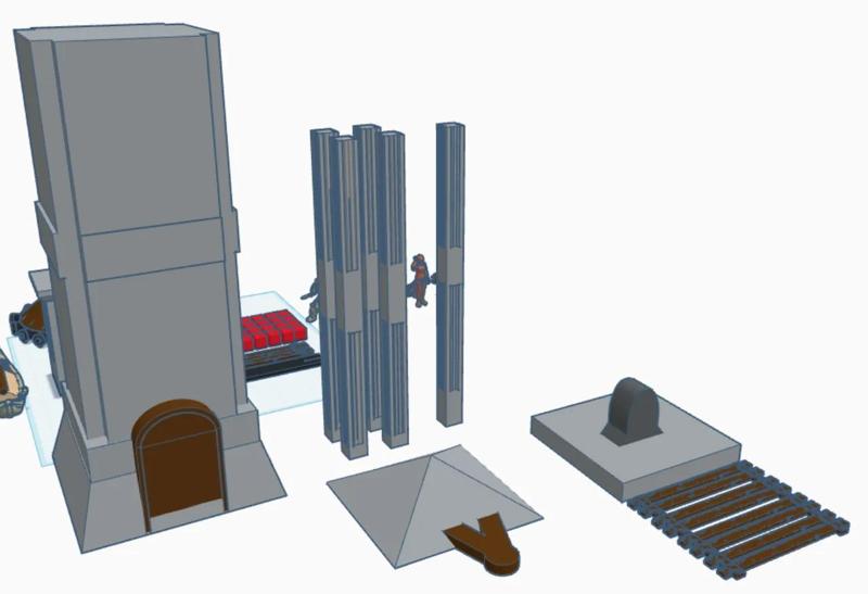 Assassins Creed Brotherhood of Venice Tower, Interchangeable Tops   